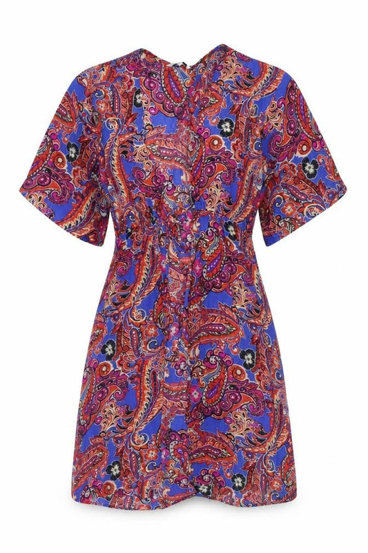 Womens UK Size 8 NEXT Multicoloured Kimono Blouse
