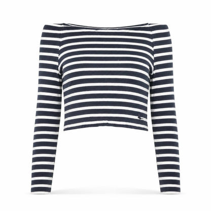 Womens UK Size 6 Jack Wills Blue Cropped Blouse
