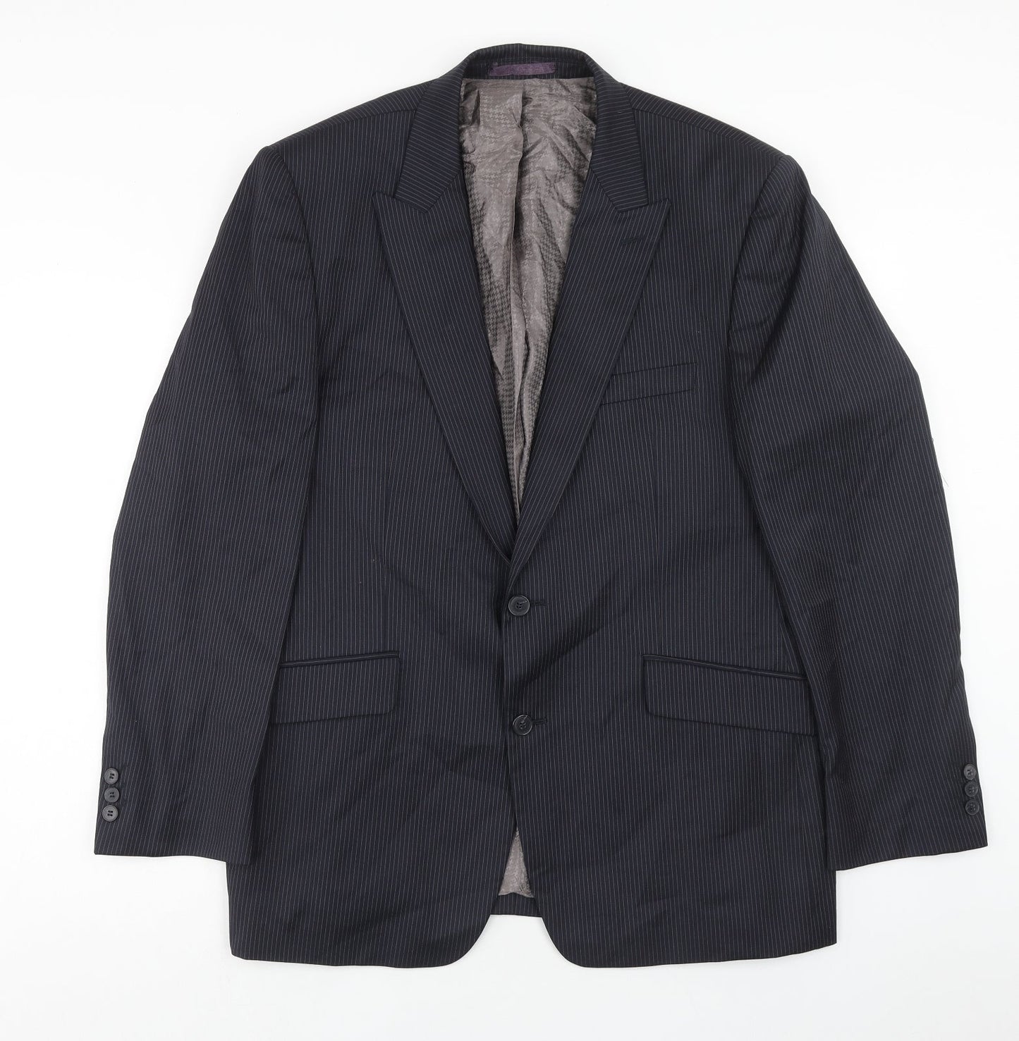 Mens UK Size 44 Marks and Spencer Regular Blue Suit Jacket