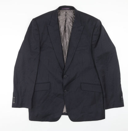 Mens UK Size 44 Marks and Spencer Regular Blue Suit Jacket