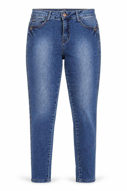 Max Denim Womens Blue Cotton Skinny Jeans Size 12 Regular Zip