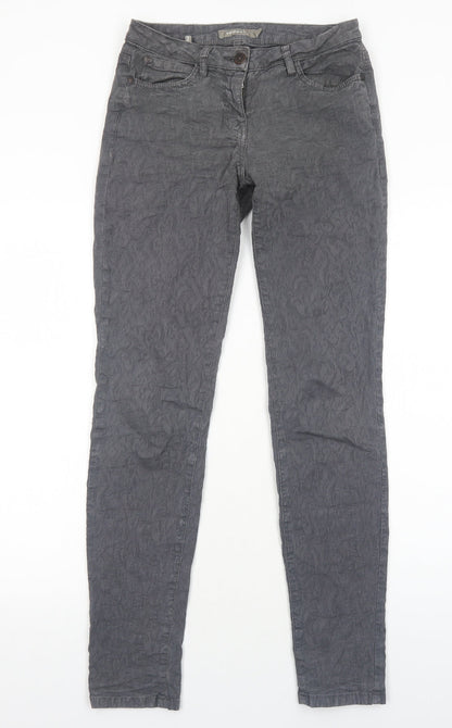 Sandwich Womens Grey Cotton Skinny Jeans Size 6 Regular Zip