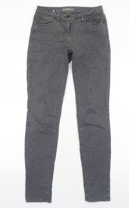 Sandwich Womens Grey Cotton Skinny Jeans Size 6 Regular Zip