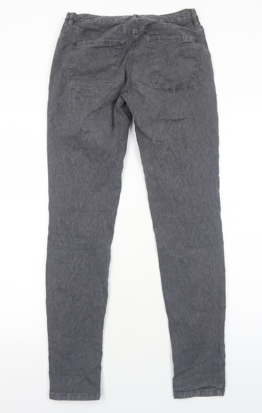 Sandwich Womens Grey Cotton Skinny Jeans Size 6 Regular Zip