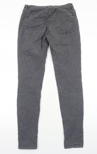 Sandwich Womens Grey Cotton Skinny Jeans Size 6 Regular Zip