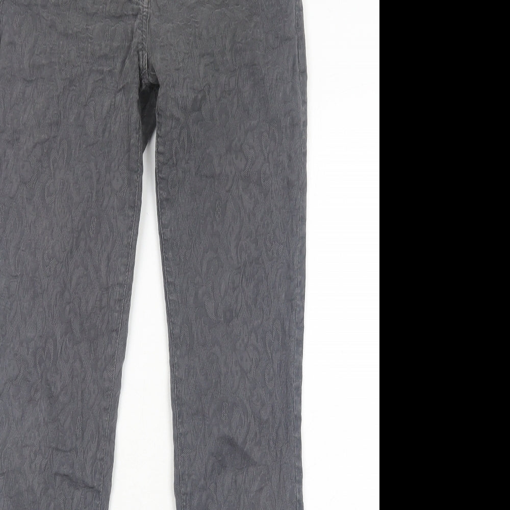 Sandwich Womens Grey Cotton Skinny Jeans Size 6 Regular Zip