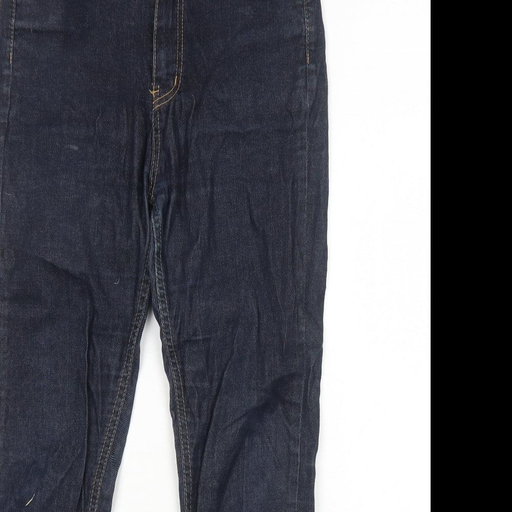 someday Womens Blue Cotton Skinny Jeans Size 12 Regular Zip