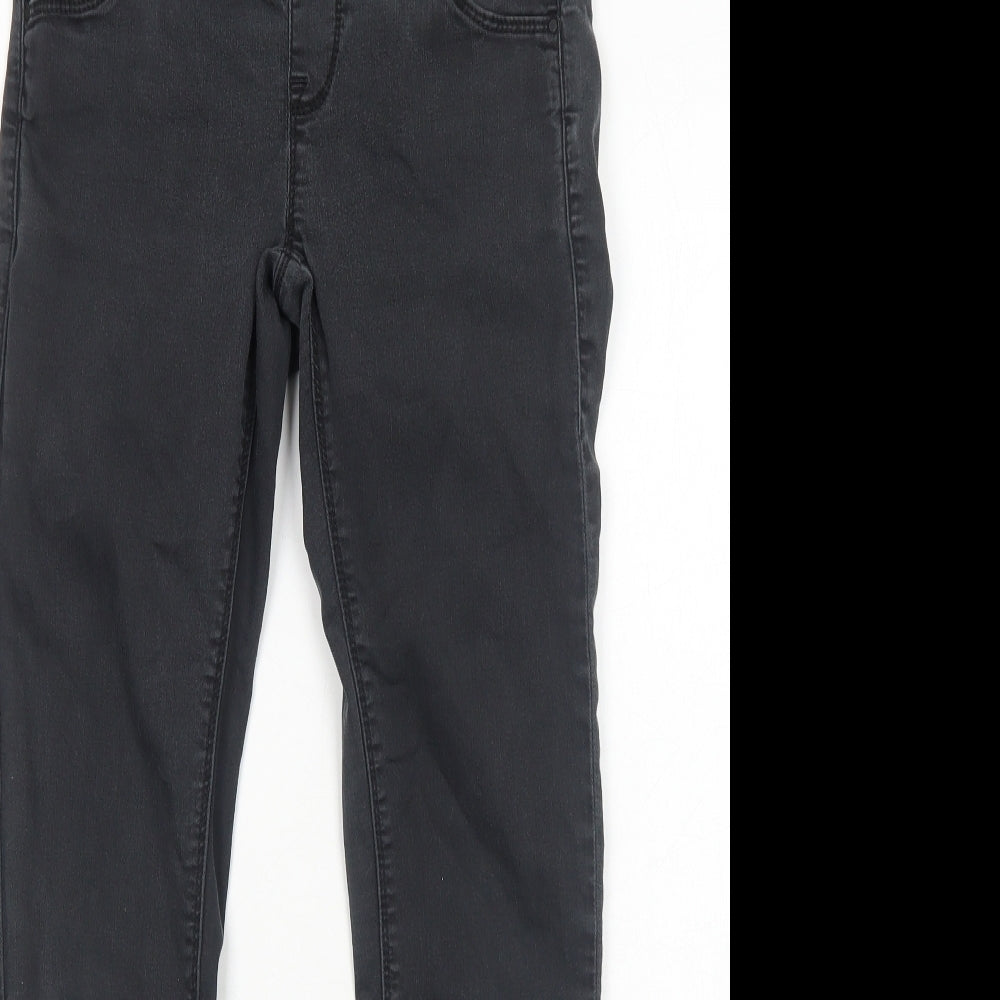 Topshop Womens Black Cotton Jegging Jeans Size 8 Regular