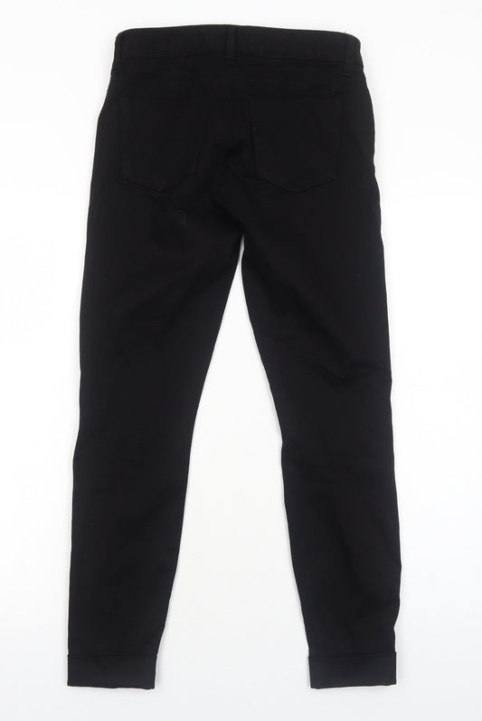 Womens UK Size 6 J Brand Regular Fit Skinny Black Jeans