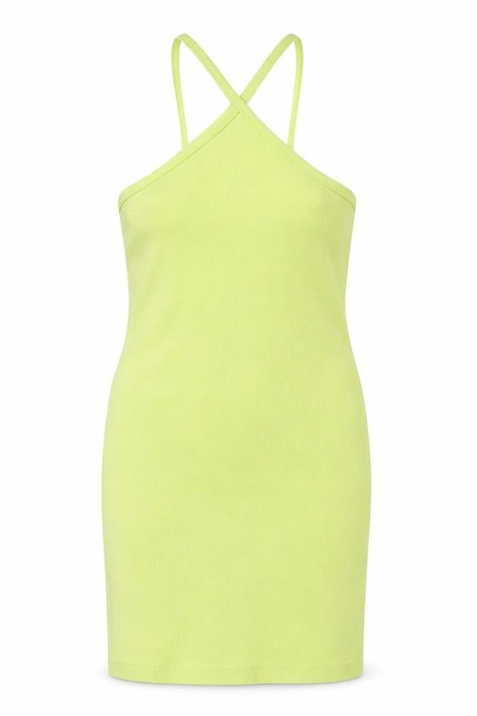 Primark Womens Green Nylon Bodycon Size XS Halter Pullover