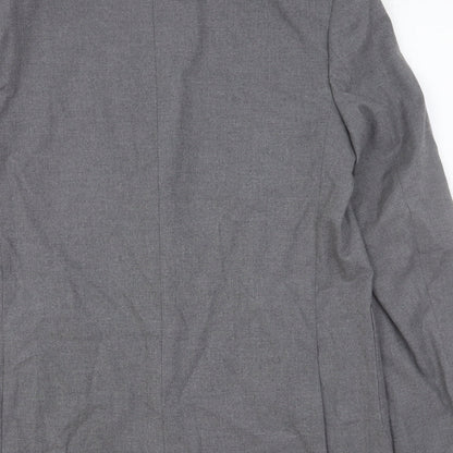 Autograph Mens Grey Polyester Jacket Suit Jacket Size 42 Regular