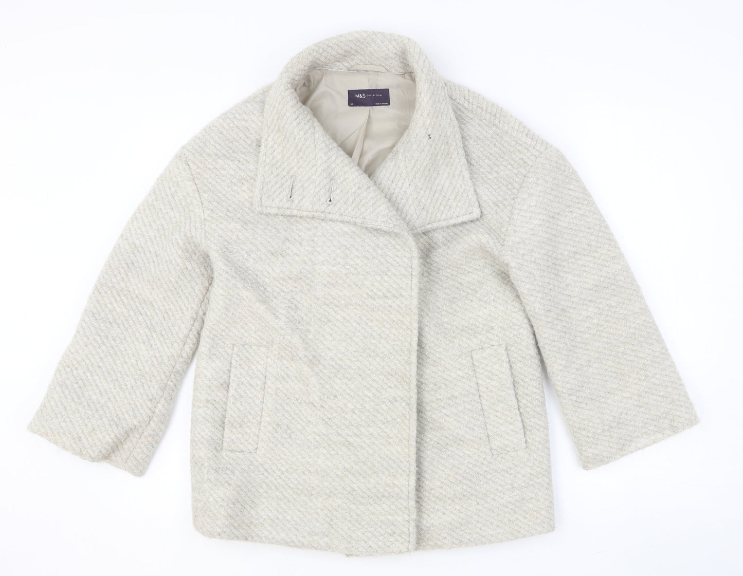 Womens UK Size XS Marks and Spencer Beige Jacket