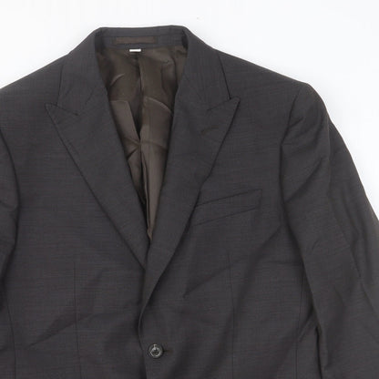 Marks and Spencer Mens Grey Wool Jacket Suit Jacket Size 40 Regular