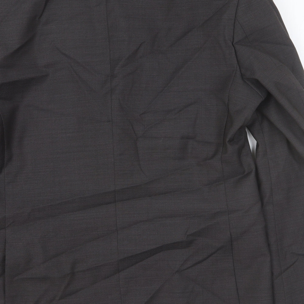 Marks and Spencer Mens Grey Wool Jacket Suit Jacket Size 40 Regular