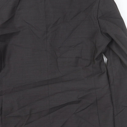 Marks and Spencer Mens Grey Wool Jacket Suit Jacket Size 40 Regular