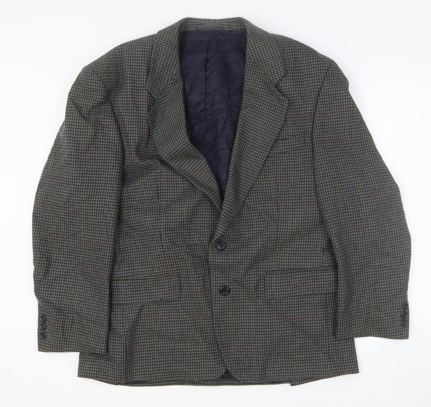 Mens UK Size 42 Preworn Regular Multicoloured Suit Jacket