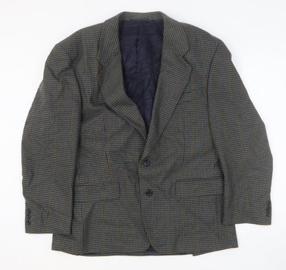 Mens UK Size 42 Preworn Regular Multicoloured Suit Jacket
