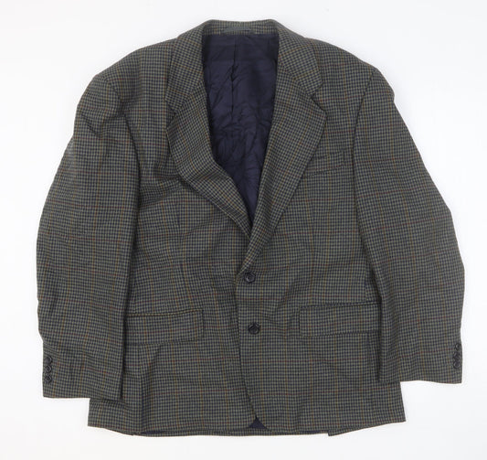 Mens UK Size 42 Preworn Regular Multicoloured Suit Jacket