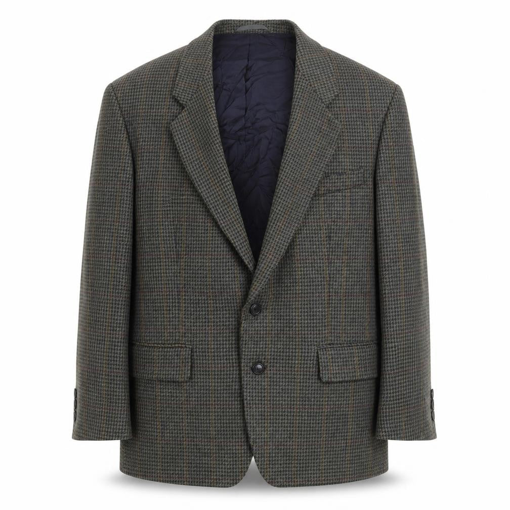 Mens UK Size 42 Preworn Regular Multicoloured Suit Jacket