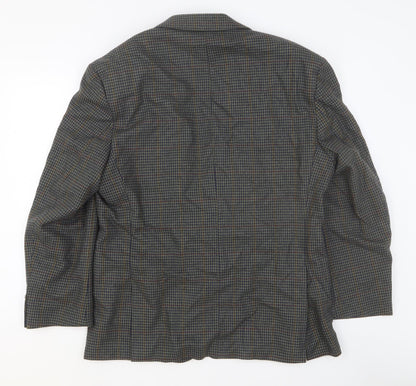 Mens UK Size 42 Preworn Regular Multicoloured Suit Jacket