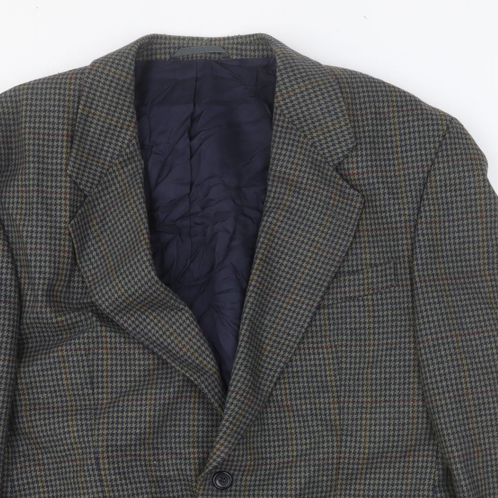 Mens UK Size 42 Preworn Regular Multicoloured Suit Jacket