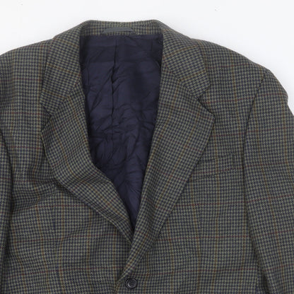 Mens UK Size 42 Preworn Regular Multicoloured Suit Jacket