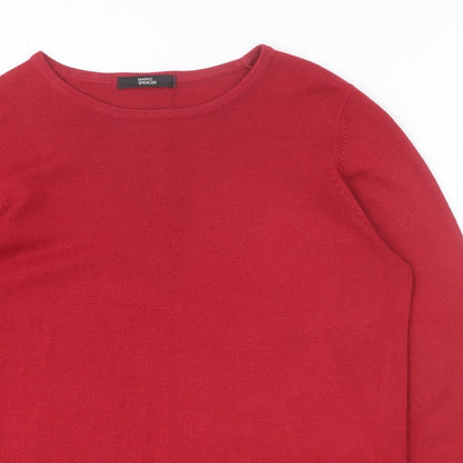 Womens UK Size 8 Marks and Spencer Red Pullover Jumper