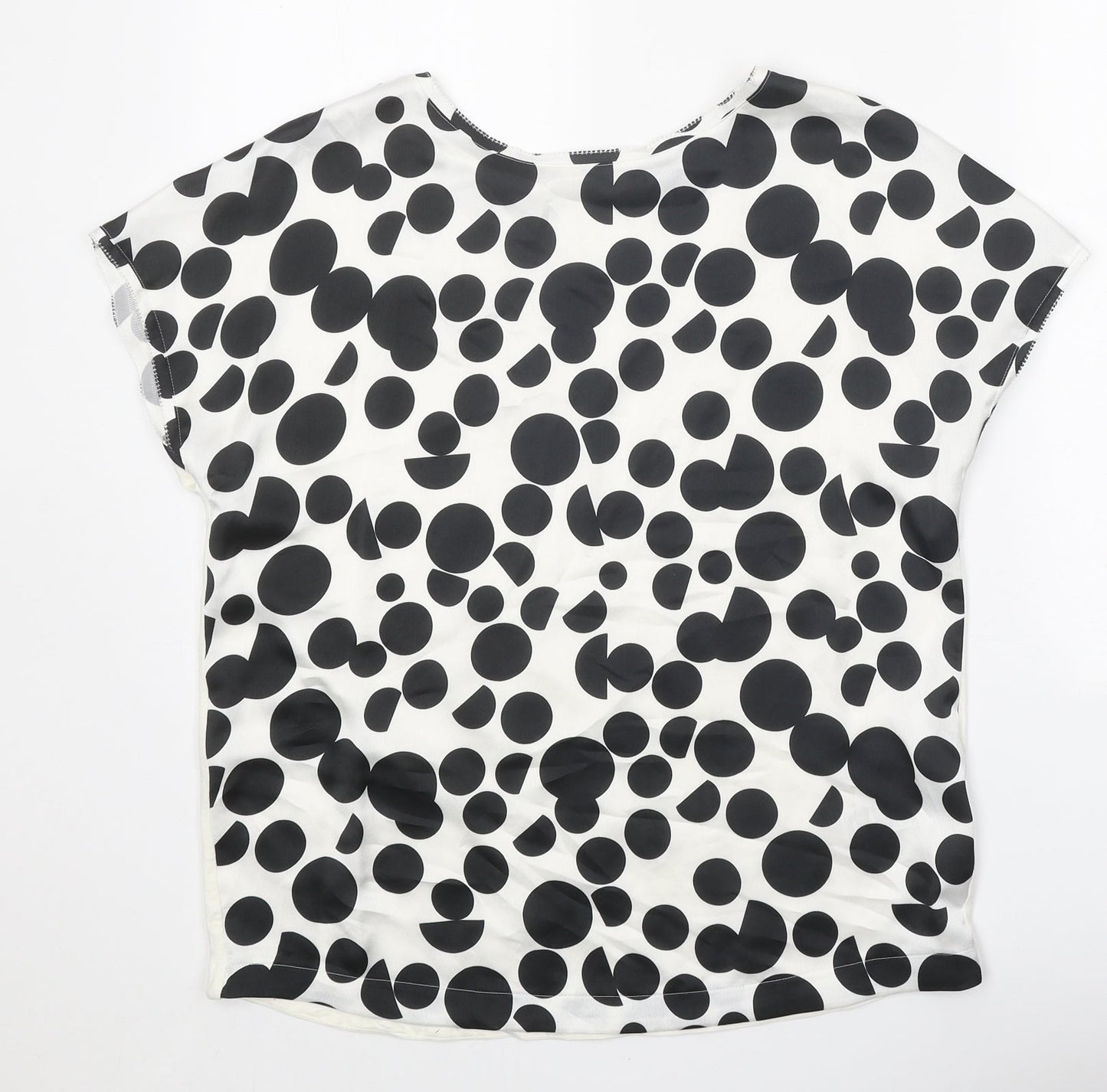 Womens UK Size 10 Marks and Spencer White Basic Blouse