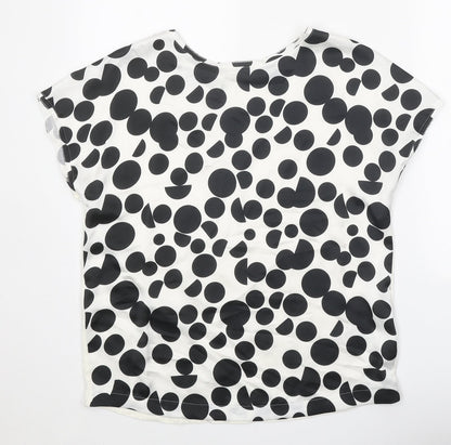 Womens UK Size 10 Marks and Spencer White Basic Blouse