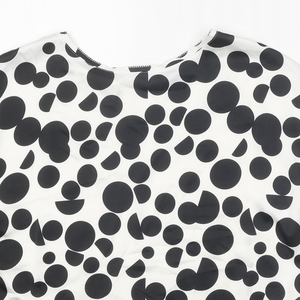 Womens UK Size 10 Marks and Spencer White Basic Blouse