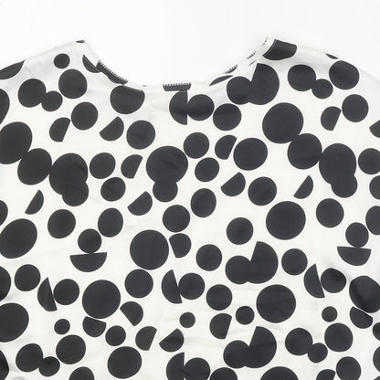 Womens UK Size 10 Marks and Spencer White Basic Blouse