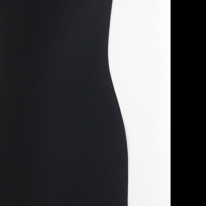 Missguided Womens Black Polyester Bodycon Size 12 Round Neck Pullover