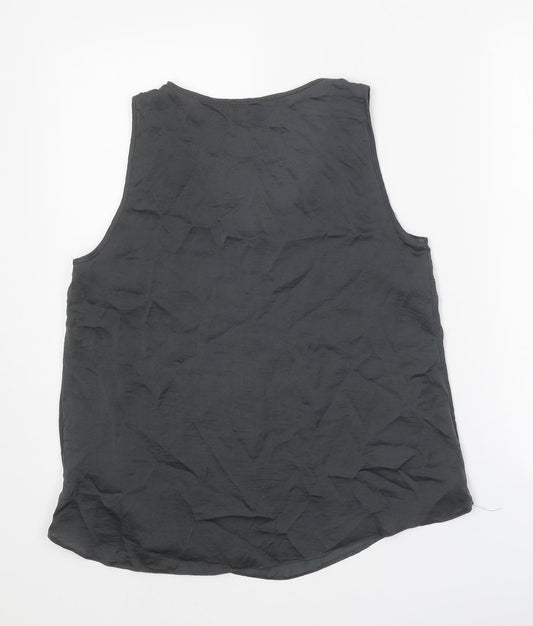Womens UK Size 10 Atmosphere Grey Basic Tank