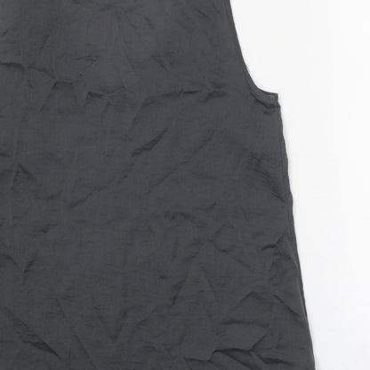 Womens UK Size 10 Atmosphere Grey Basic Tank