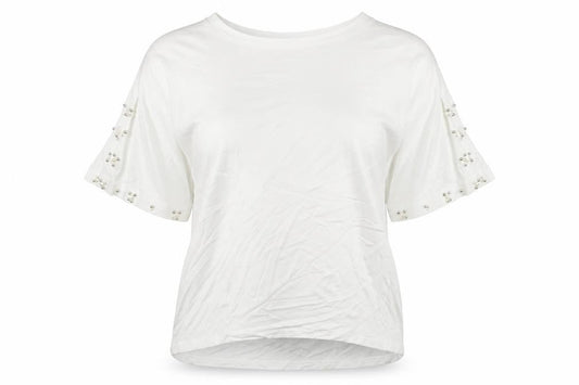 Womens UK Size 14 F&F White Basic T-Shirt