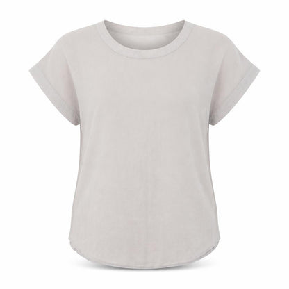 Womens UK Size 14 M&Co Grey Basic T-Shirt