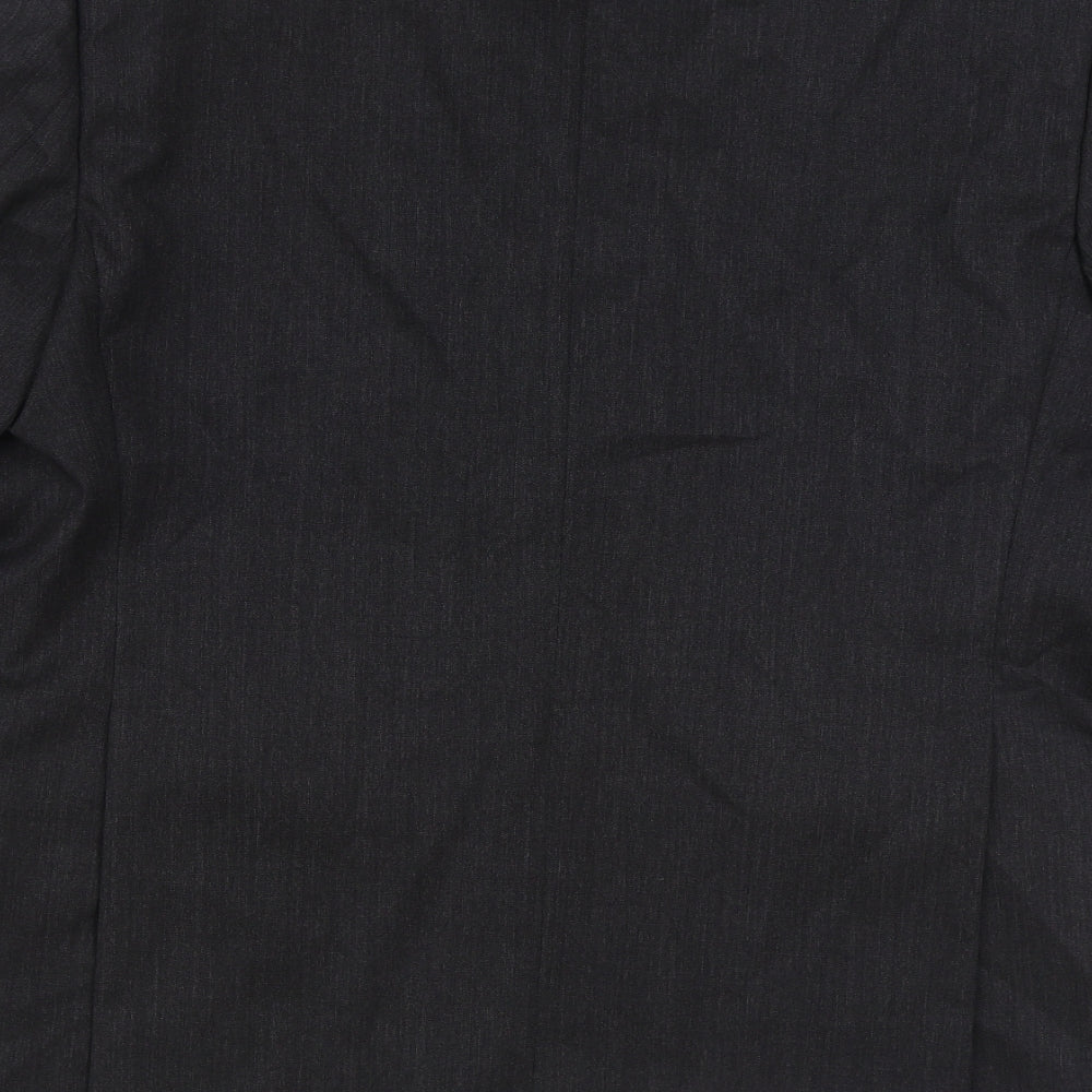 Mens UK Size One Size Greenwoods Regular Grey Suit Jacket