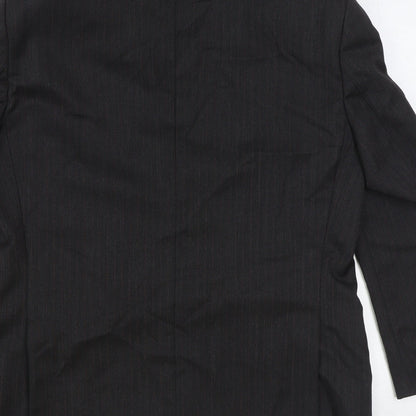 Brooke Taverner Mens Black Polyester Jacket Blazer Size 40 Regular