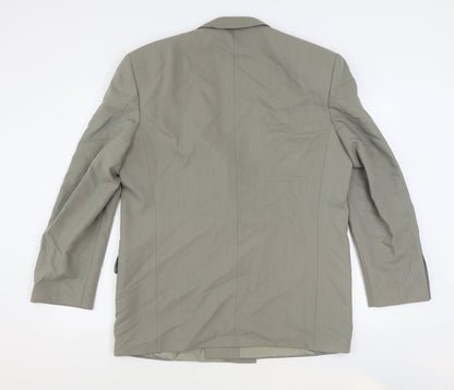 Mens UK Size 46 Preworn Regular Grey Suit Jacket