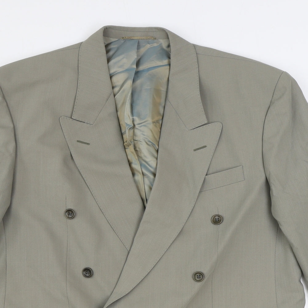 Mens UK Size 46 Preworn Regular Grey Suit Jacket