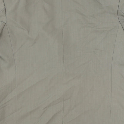 Mens UK Size 46 Preworn Regular Grey Suit Jacket