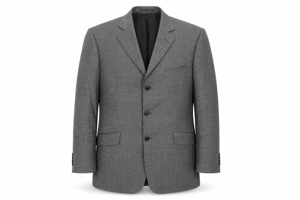 Mens UK Size 44 Savile Row Regular Grey Suit Jacket