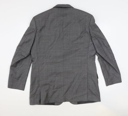 Mens UK Size 44 Savile Row Regular Grey Suit Jacket
