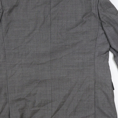 Mens UK Size 44 Savile Row Regular Grey Suit Jacket