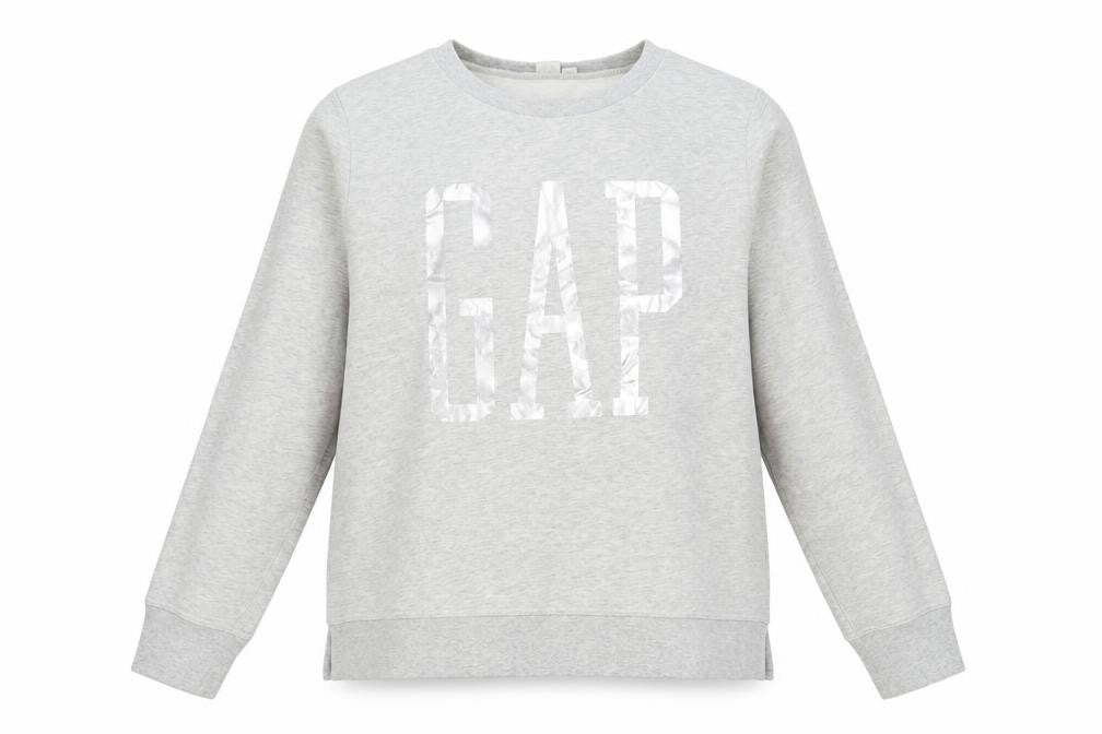 Womens UK Size M Gap Grey Pullover Sweatshirt
