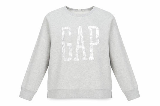 Womens UK Size M Gap Grey Pullover Sweatshirt