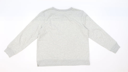 Gap Womens Grey Polyester Pullover Sweatshirt Size M Pullover