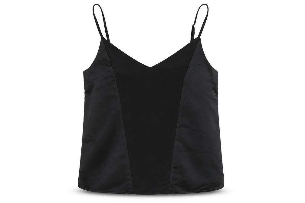 Womens UK Size 10 Topshop Black Camisole Tank