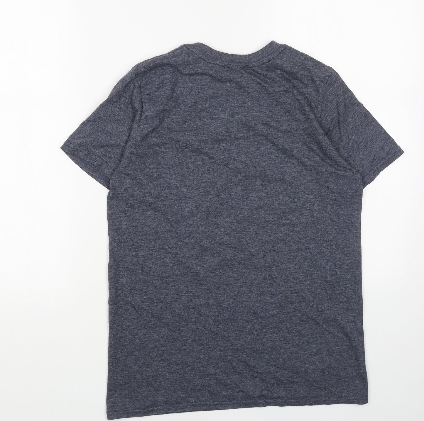 Mens UK Size S Gildan Blue  T-Shirt