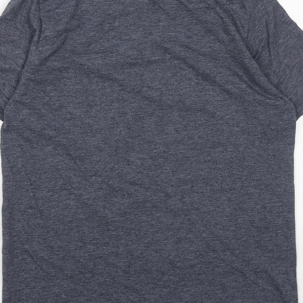 Mens UK Size S Gildan Blue  T-Shirt